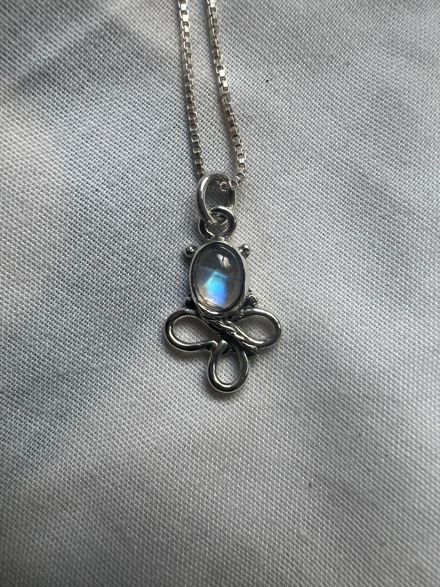 Infinity Moonstone Pendant