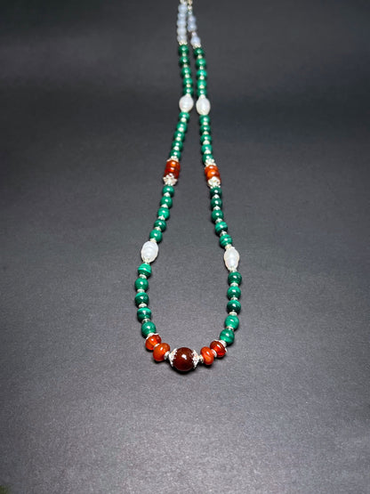 Malachite | Pearls | Agate